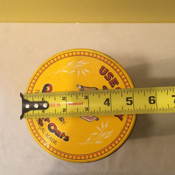 Vintage Quaker Rolled Oats Tin - Picture 10 of 10